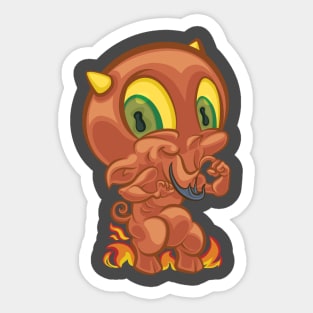 lil devil Sticker